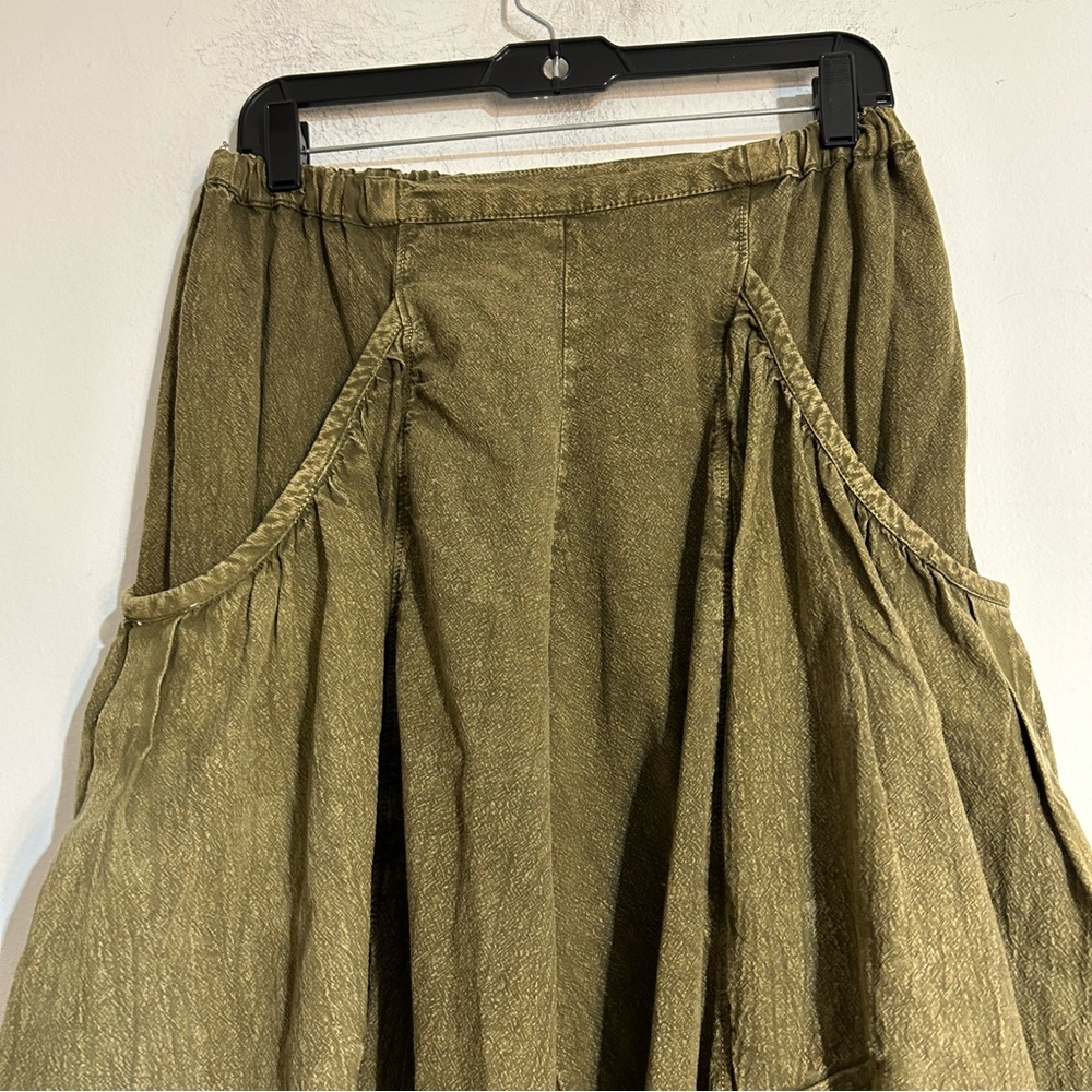 Urban Outfitters Em Balloon Baggy Slouchy Pants Green Size Medium Indie Grunge - Picture 5 of 11